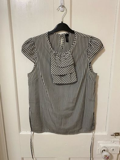 Topshop ruffle blouse