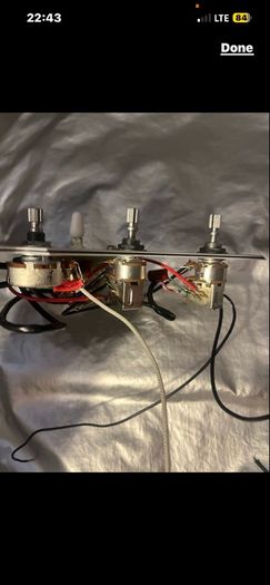 Fender Stratocaster potentiometer harness wiring set with 3 way switch volume tone push pull electric guitar parts accessories