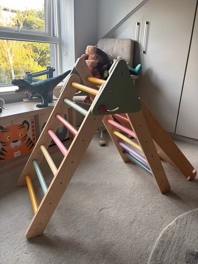 Wooden Pikler Triangle Climbing Frame