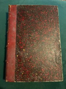 Antique French Story book by Erckmann-Chatrian