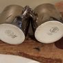 Pair of vintage Royal Worcester silver lustre lidded pots Image 3
