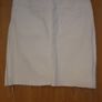 Part Two White Denim Skirt Size 12 Image 4
