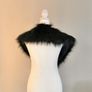Black Faux Fur Collar Image 4