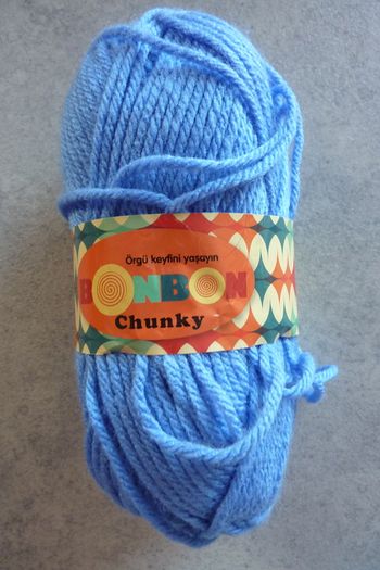 Balls of chunky yarn