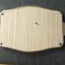 Vintage Woodmet England Mid Century Faux Wooden Brass Bar Serving Tray Image 4