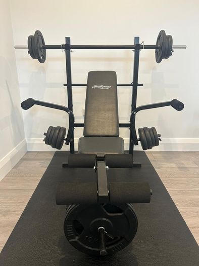 Weight bench, Weights and Sit Up bench