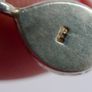 Vintage Sterling Silver 925 "Teardrop " Pendant and Necklace length 21" - 6,58g Image 9