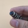Vintage Antique inspired Himalayan Tibetan 3 Eyes Agate Gemstone Bead Amulet Pendant Image 4