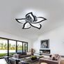 Mordern LED Ceiling Light, 60W 6500LM LED Ceiling Lights Cool White 6500K, Creative Petals Design, Acrylic Chandelier for Living Room Bedroom Dining Room Image 2