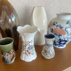Collection of vases