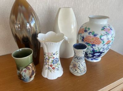 Collection of vases