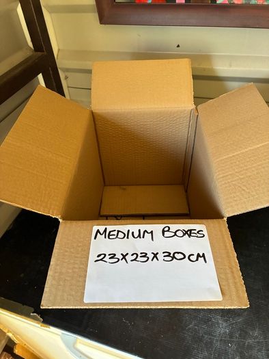 Cardboard Boxes.
