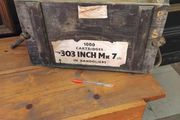 Vintage Wood Ammo Box