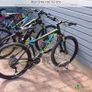 3 Bike Stand Floor or Wall mounted bike rack for garage Bicycle Parking rack Cycle Storage Locking Stand Image 3