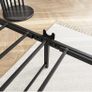 4ft6 Double Bed Frames with Wood Headboard Image 3