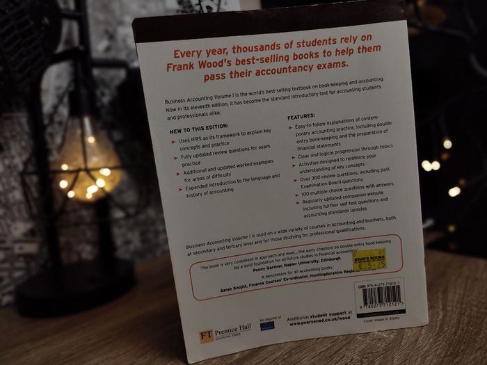 Frank Wood's Business Accounting 1 ! RRP 55 euro ! 2008 ! by Ft Pr !