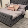 King size sleigh bed frame Image 2