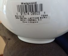 NWT Four Wedgwood White Cereal Bowls