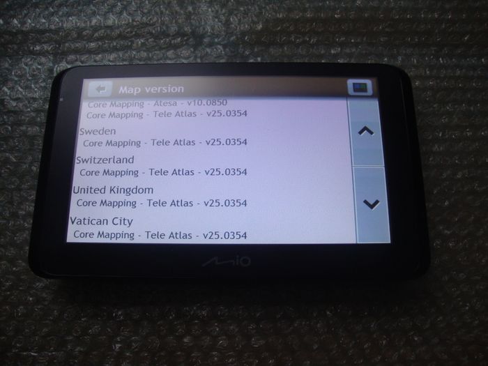 sat nav gps Mio Spirit 8670 LM for Truck, Westeurope 2025