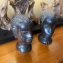 African Tribal Art Pair of Busts Image 2