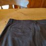 Mens Dunne Stores Grey trousers. Tapered leg, waist 38" leg 29". Image 2