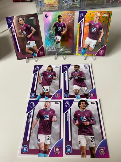 2025/2026 Topps Chrome and premiere league topps cards