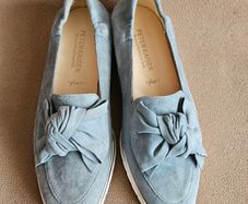 Peter Kaiser Everett jeans suede leather shoes size UK 4 new & boxed