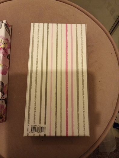 Pink wallet in gift box