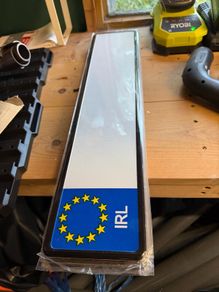 Blank Metal Registration Plates x 20