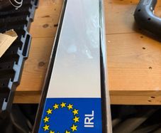 Blank Metal Registration Plates x 20