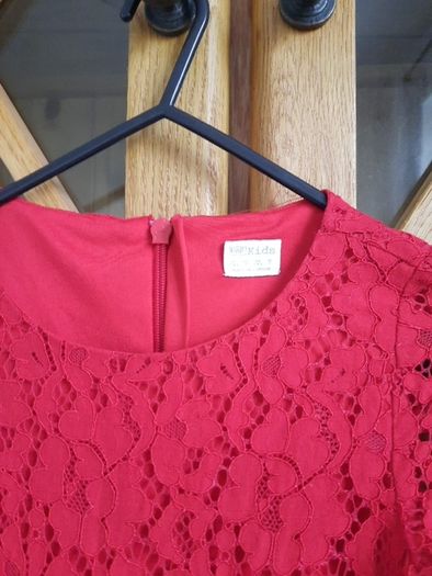 Red dress girls size 7-8 years Christmas
