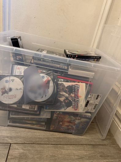 Box of DVD's