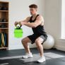 20kg Four-In-One Adjustable Weight Dumbbells Set, Barbell, Kettlebell, Push Up Stand - Green Image 9