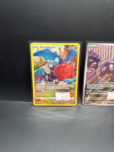 Druddigon Tg09/Tg30 | Houndour 204/197 Pokemon Cards