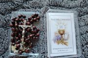 Communion Rosary Beads