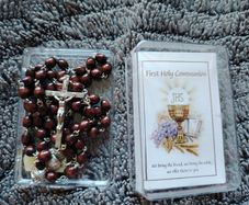 Communion Rosary Beads
