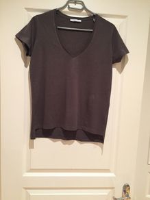 Zara Khaki T-Shirt
