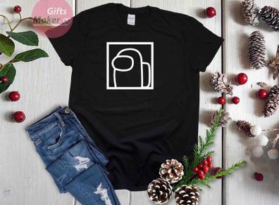 Among Us Character Unisex and Youth Tee Gamer Shirt Impostor Shirt Gifts for gamer