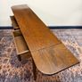 French Rustic Farmhouse Oak Console Table Image 4