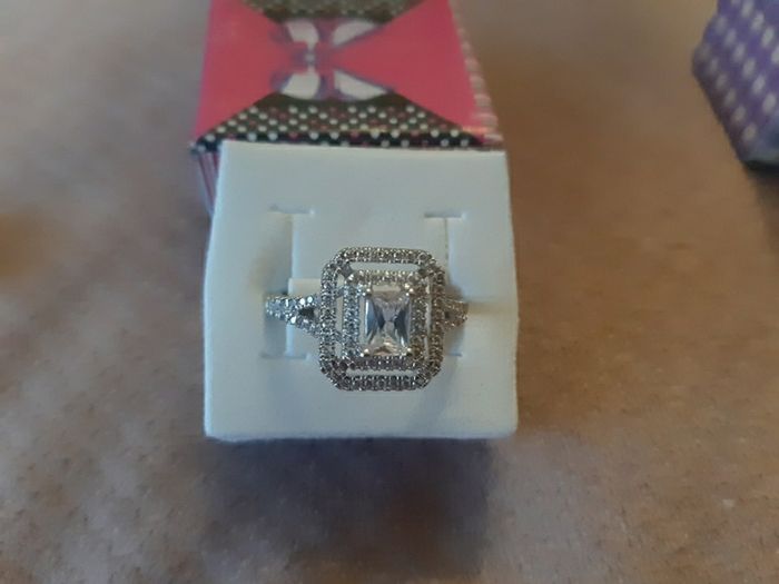 Sterling Silver Halo Style Ring