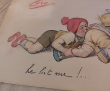 Antique Print Menu Georges Redon