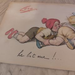 Antique Print Menu Georges Redon