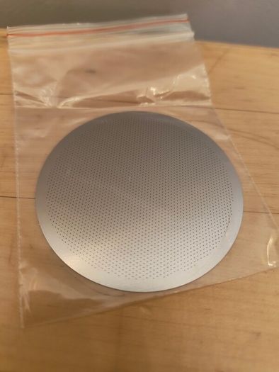 Stainless steel aeropress reusable filters