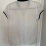 [Clothes for adults] Short sleeved blouse, elegant black & white, Mohito, size 38 / Medium Image 2