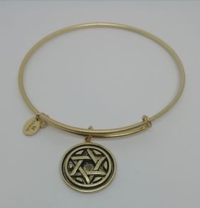 Chrysalis Star Of David 14k Gold Plated Expandable Bangle CAN POST