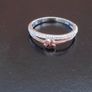 Girl's 925 Sterling silver ring with butterfly & CZ stones Image 3