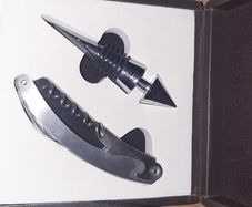 Wine set - Corkscrew and stopper