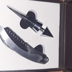 Wine set - Corkscrew and stopper