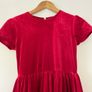 Name It red velvet occasion dress age 11 to 12 years Image 3
