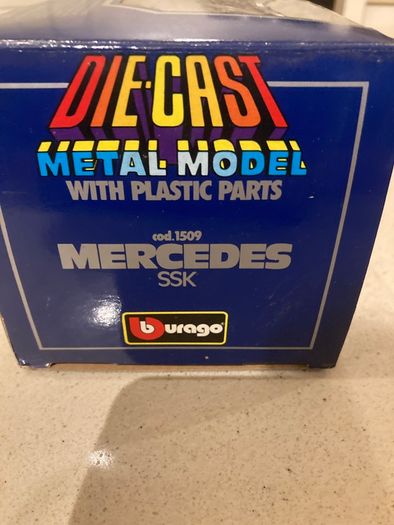 Mercedes SSK Scale 1/24 Burago New